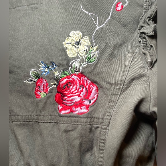 Tahari Big Girl Khaki Jacket Size 14/16 - Picture 4 of 8